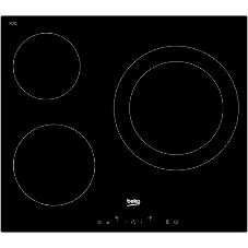 Встраиваемая электрическая варочная поверхность Beko HIC 63401 T, Черный