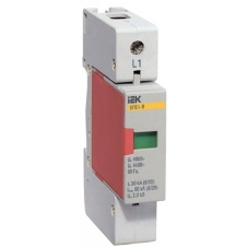 Ограничитель перенапряжения ОПС1-B 1P IEK MOP20-1-B