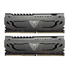 Оперативная память Patriot Viper Steel, DDR4, 64GB (2x32GB), 3200MHz, CL16, DIMM, радиатор, черный
