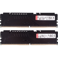 Оперативная память Kingston Fury Beast, DDR5, 16GB (2x8GB), 5200MHz, CL40, DIMM, радиатор, черный