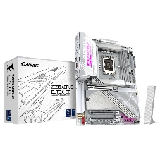 Материнская плата Gigabyte Z890 AORUS ELITE X ICE, LGA 1851, Intel Z890, 4xDDR5, 4xSATA, 5xM.2, 1xPCIe 5.0 x16, 1xPCIe 4.0 x4, 1xPCIe 4.0 x1, 1x 2.5Gb LAN, 4xUSB-A 3.2 Gen 1, 2xUSB-A 3.2 Gen 2, 4xUSB-A 2.0, 1xUSB-C (Thunderbolt 4), 2x3.5 мм, 7.1, ATX