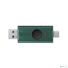 Флешка USB Kingston DataTraveler Duo (DTDEG2/256Gb), 256Gb, USB3.2/Type-C, R/W 150/60, зеленая