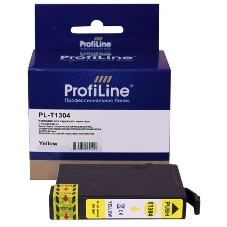 Картридж струйный ProfiLine PL-T1304 для принтеров Epson Stylus SX525WD/SX535WD/SX620/Office B42WD/BX525/BX535/BX625FWD/BX635FWD/BX925/BX935/WorkForce 525/630/3010/3520DWF/3530/3540/7015/7515/7525 с чернилами Yellow 10,1 мл