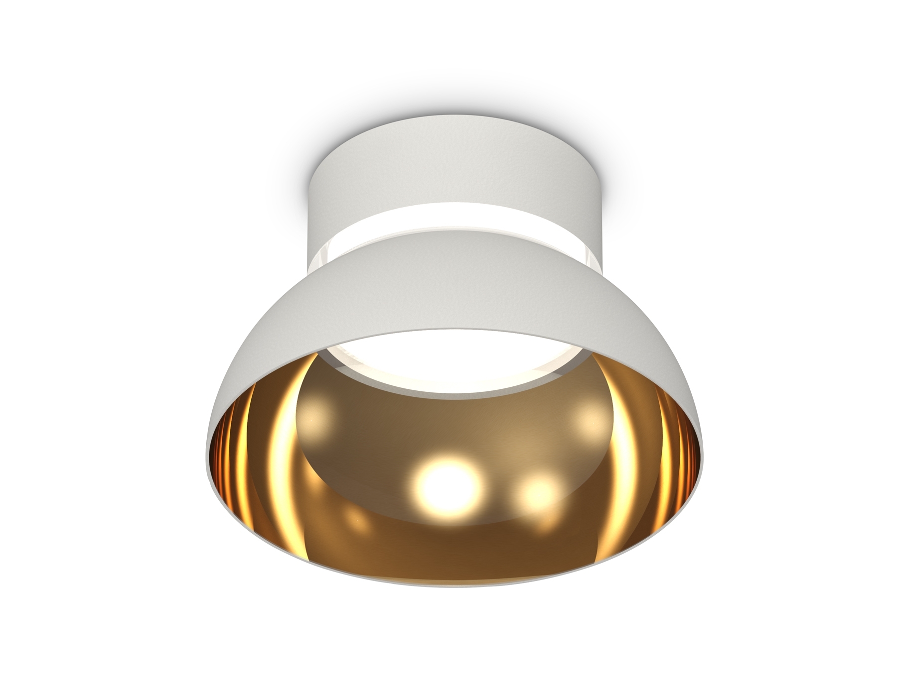 Светильник Ambrella Light XS8101036 SWH/PYG/CL белый песок/золото желтое полированное/прозрачный GX53 (C8101, N8144)