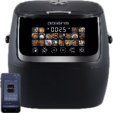 Мультиварка Polaris PMC 0515 WIFI IQ Home черный/серебристый, 5 л, 1050 Вт, сенсорное, 20 программ