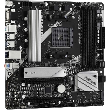 Материнская плата ASRock A520M Pro4, AM4, AMD A520, 4xDDR4, 4xSATA, 2xM.2, 1xPCIe 3.0 x16, DisplayPort, HDMI, D-Sub, 1x1Gb LAN, 3x3.5 мм, 7.1, microATX