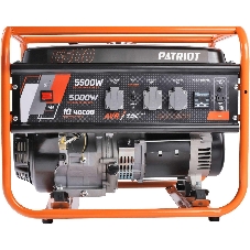 Электрогенератор бензиновый Patriot GRS 6500, 5.5 кВт, 75 дБ, 70 кг