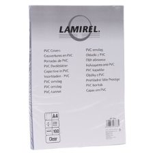 Обложки для переплета Lamirel LA-7868201, Transparent A4, PVC, прозрачные, 200 мкм, 100 шт