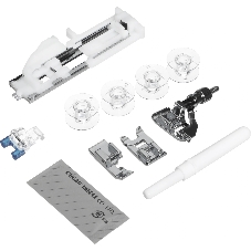 Швейная машина Janome 1522RD белый/красный, электромеханическая, вертикальный качающийся, 25 операций, петля автомат