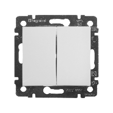 Переключатель Legrand 774408 2напр 2клав 10A Valena белый