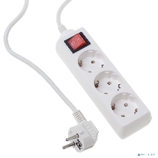 Сетевой фильтр Buro BU-PS3.3/W 3 м, 3 розетки, белый (пакет ПЭ)
