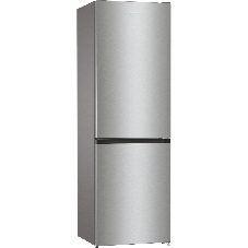 Холодильник Gorenje NRKE62XL серебристый металлик двухкамерный 203/99л морозилка снизу, No Frost