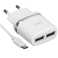 Сетевое зарядное устройство C12 Smart dual USB charger, белый