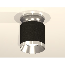 Светильник Ambrella Light XS7402082 SBK/PSL черный песок/серебро полированное MR16 GU5.3 (N7927, C7402, N7032)