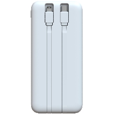 Портативный аккумулятор TOLT Lit KP226 White, 20000mAh, 22,5W, fast charging and PD, white, CCC/ Powerbank TOLT Lit KP226 White, 20000mAh, 22,5W, fast charging and PD, white, CCC