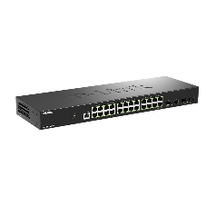 Коммутатор D-Link DGS-1210-28X/ME/C1A, 24×1 Гбит/с + 4×10 Гбит/с SFP+, управляемый