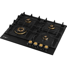 Газовая варочная панель Weissgauff HGG 641 BV Volcano Burner Nano Matt Glass