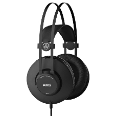Проводные наушники AKG K52 черный, полноразмерные, Jack 3.5 мм