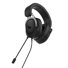 Гарнитура ASUS TUF Gaming H3 чёрный/серый, проводная, mini jack 3.5 мм, регулятор громкости, отключаемый микрофон