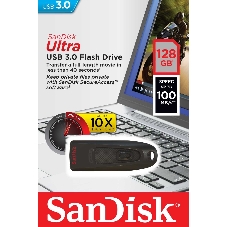 Флешка USBSanDisk 128Gb CZ48 Ultra SDCZ48-128G-U46 USB 3.0, черный USB Drive