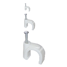 Скоба креп. круглая R7 (уп.100шт) IEK USK11-07-100