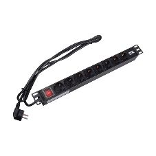 Блок распределения питания ITK PH12-8D1-P гор.размещ. 8xSchuko базовые 16A Schuko 2м