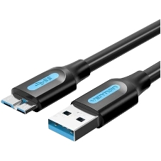 Кабель Vention USB 3.0 AM/micro B - 3 м. Кабель Vention USB 3.0 AM/micro B - 3 м.