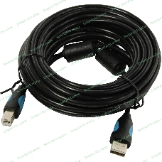 Кабель Vention USB 2.0 AM/BM - 8м. Черный Кабель Vention USB 2.0 AM/BM - 8м. Черный