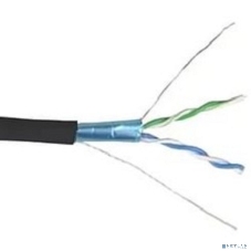 Кабель связи ITK витая пара F/UTP, cat.5e 4х2х24AWG solid, LDPE, 305м, черный