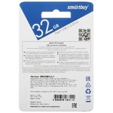 Флешка USB SmartBuy CLUE Burgundy (SB32GbCLU-BG), 32Gb, USB 3.1, R/W 40/25, красный