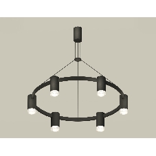 Светильник Ambrella light XB9022200/6 SBK/CL черный песок/прозрачный MR16 GU5.3 (С9022, N6150)
