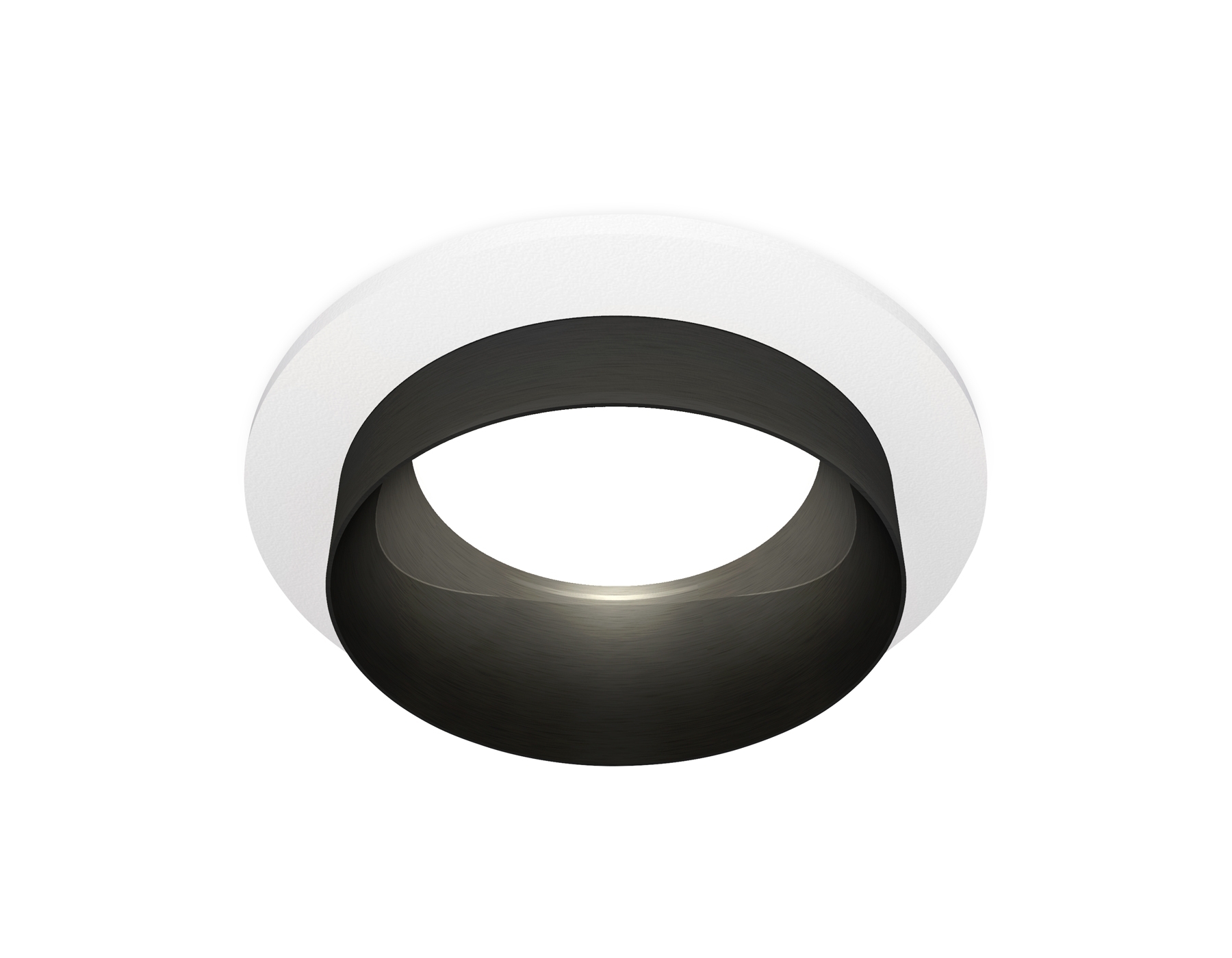 Комплект встраиваемого светильника Ambrella light XC6512021 SWH/PBK белый песок/черный полированный MR16 GU5.3 (C6512, N6131)