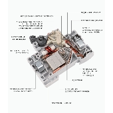 Автоматический выключатель Гарнизон CB-4763-1-50-4.5-C, ВА 47-63, 1P, 50А, 4.5кА (C)