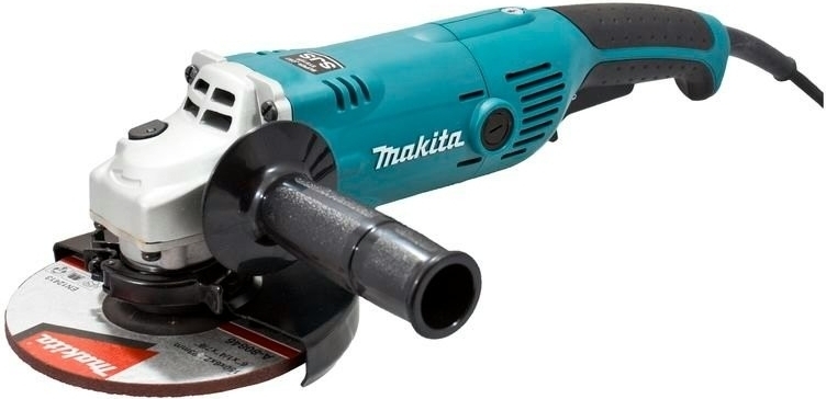 Угловая шлифовальная машина Makita GA6021 УШМ,ф150мм, 1050Вт,10000об\м,2.3кг,кор,муфта SJS,фикс вкл-ля,шлиф диск