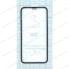 Защитное стекло 6D для Apple iPhone X/XS черный