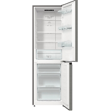 Холодильник Gorenje NRKE62XL серебристый металлик двухкамерный 203/99л морозилка снизу, No Frost