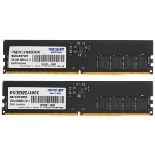 Оперативная память Patriot Signature, DDR5, 32GB (1x32 GB), 4800 MHz, CL40, DIMM