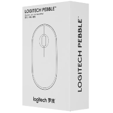 Мышь беспроводная Logitech Pebble M350 белый, 1000 dpi, радиоканал, Bluetooth, USB, кнопки - 3