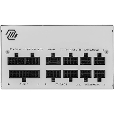 Блок питания MSI MAG A850GL PCIE5, 850Вт, 80+ Gold, 120мм, модульный, белый
