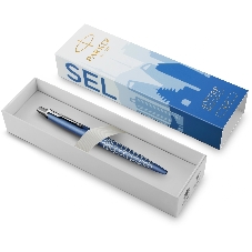 Ручка шариковая Parker Jotter Seul K179 (2221600) синий мет. M син. черн. подар.кор.