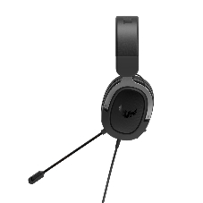 Гарнитура ASUS TUF Gaming H3 чёрный/серый, проводная, mini jack 3.5 мм, регулятор громкости, отключаемый микрофон