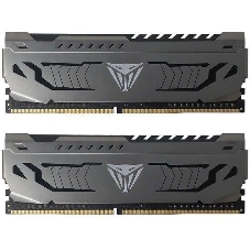 Оперативная память Patriot Viper Steel, DDR4, 32GB (2x16GB), 3600MHz, CL18, DIMM, радиатор, черный
