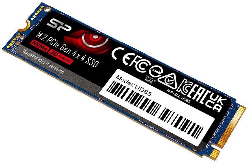 Накопитель SSD Silicon Power M-Series UD85, 1Tb, PCIe 4.0 x4, M.2 2280, NVMe, R/W 3600/2800