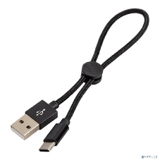 Кабель USB 2.0 hoco X35, AM/Type-C, черный, 0,25м