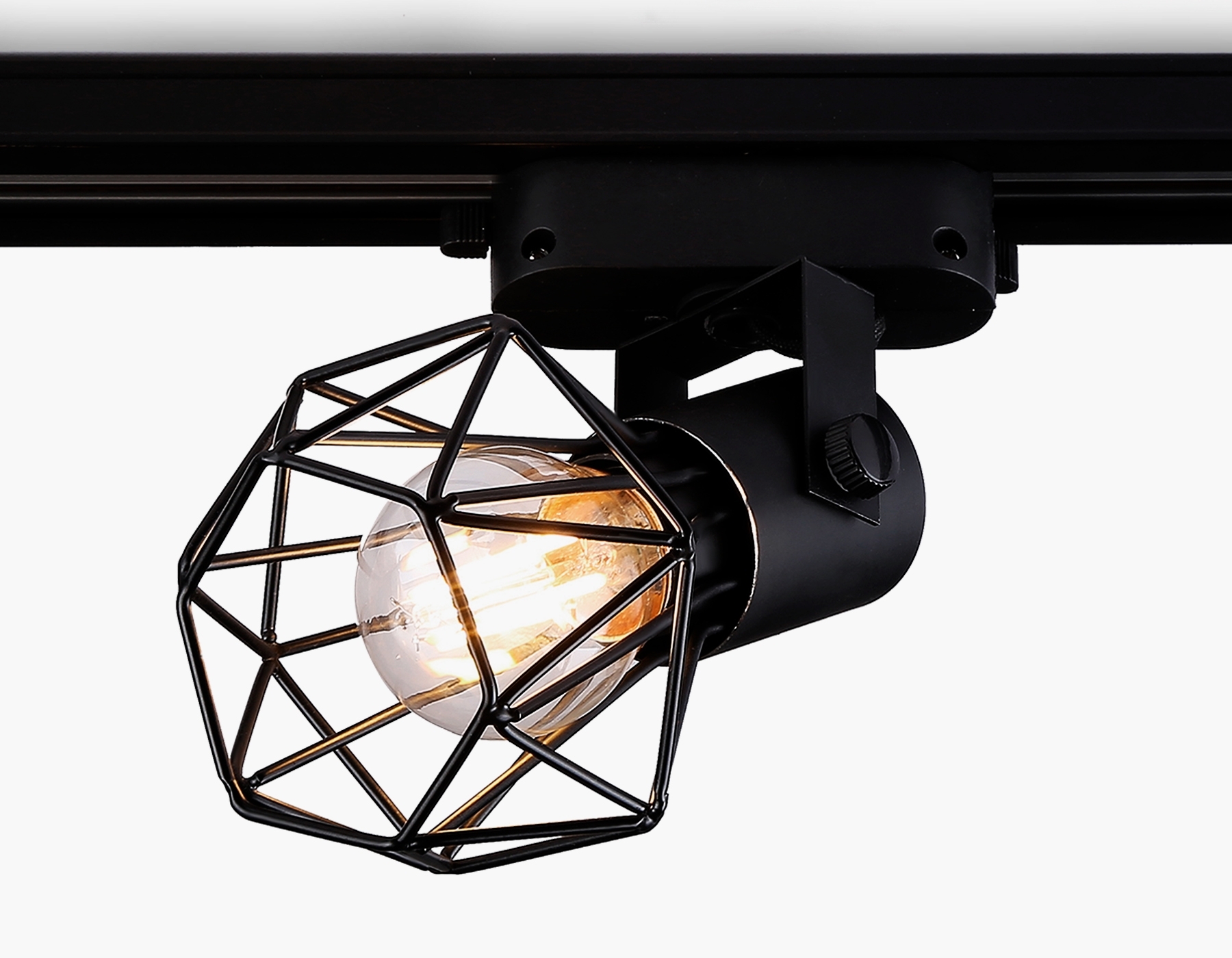 Трековый однофазный светильник Ambrella light GL5002 BK черный E27 max 40W D92*163