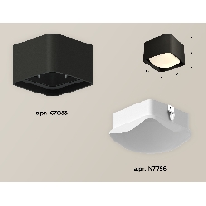 Светильник Ambrella Light XS7833022 SBK/FR черный песок/белый матовый MR16 GU5.3 (C7833, N7756)
