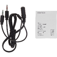 Наушники с микрофоном Edifier K550 черный 2м мониторные оголовье (K550 SINGLE PLUG)