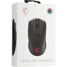 Мышь беспроводная/проводная MSI VERSA 300 черный, 8000 dpi, радиоканал, Bluetooth, USB, кнопки - 6