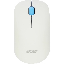 Мышь беспроводная Acer OMR205 белый/голубой, 1200 dpi, радиоканал, USB, кнопки - 3