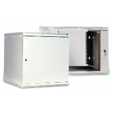 Шкаф настенный ЦМО ШРН-Э-9.500.1 9U 600x520 мм пер. дв. стал. лист несъемные бок. пан. серый